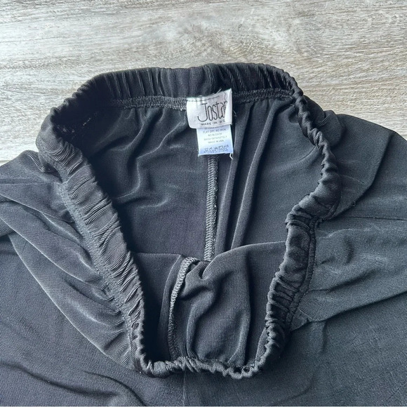 Jostar Elastic Waistband Draped Jersey Wide Leg Pants Made in USA - Picture 8 of 11